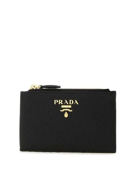 prada wallet black and white